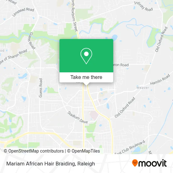 Mariam African Hair Braiding map