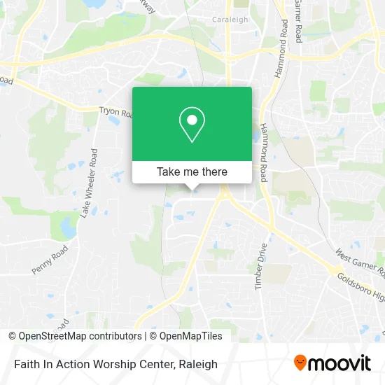 Faith In Action Worship Center map