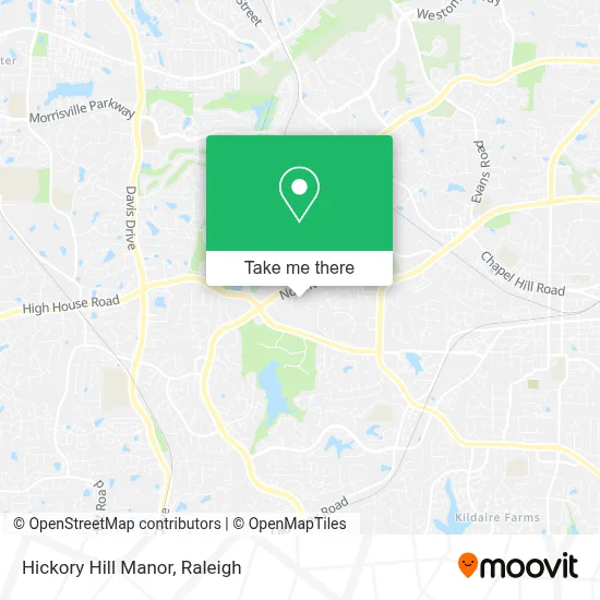 Hickory Hill Manor map