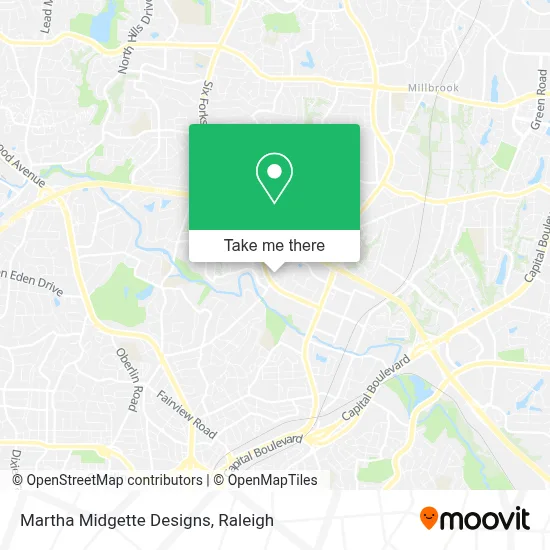 Martha Midgette Designs map