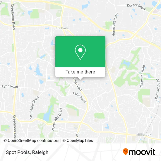 Spot Pools map