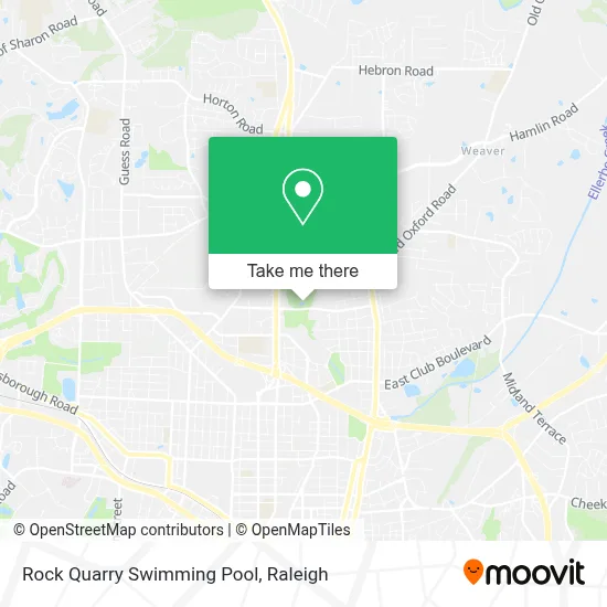 Rock Quarry Swimming Pool map