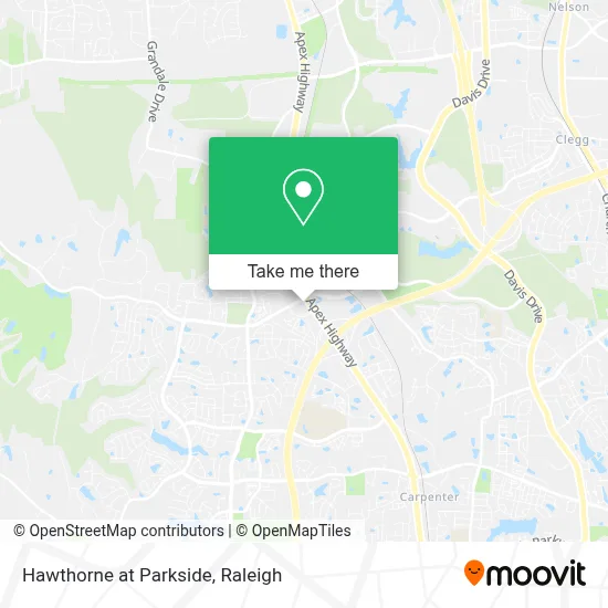 Hawthorne at Parkside map