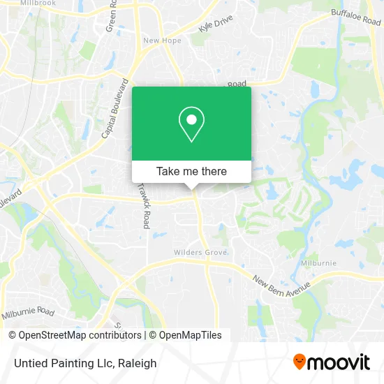 Untied Painting Llc map