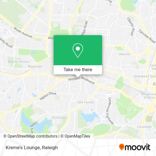 Kreme's Lounge map