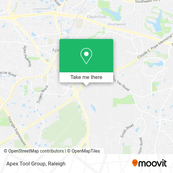 Apex Tool Group map