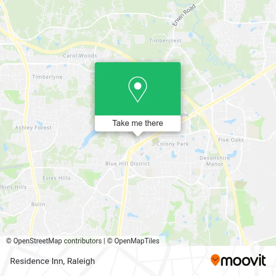 Residence Inn map