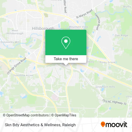 Skn Bdy Aesthetics & Wellness map