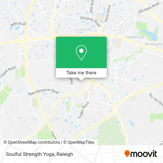 Soulful Strength Yoga map