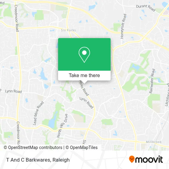 T And C Barkwares map