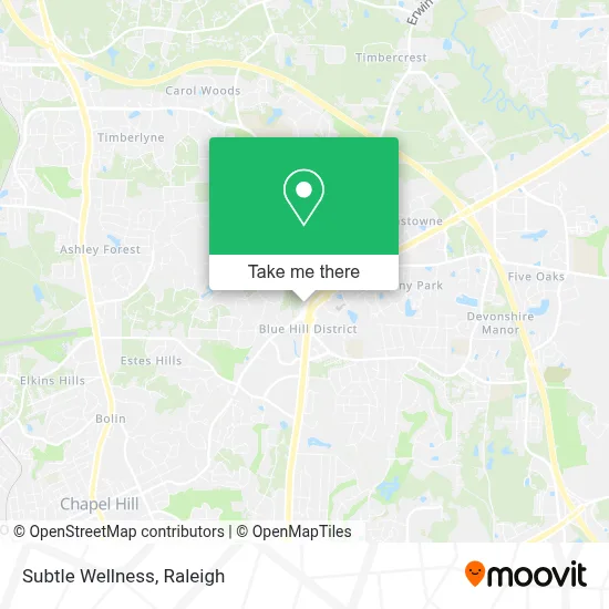 Subtle Wellness map