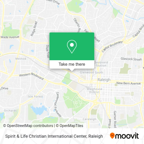 Spirit & Life Christian International Center map