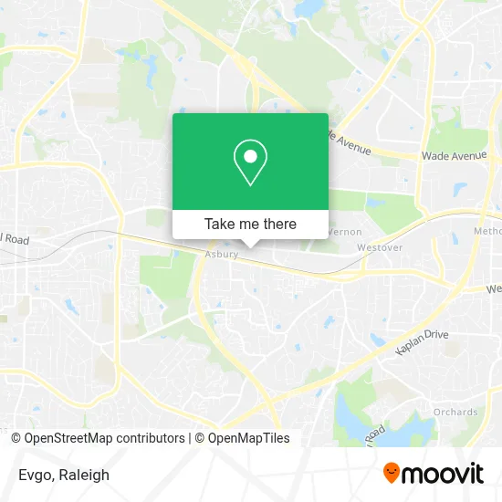 Evgo map
