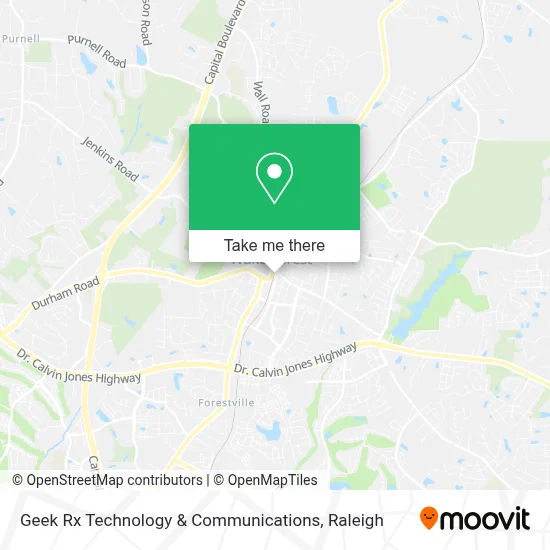 Geek Rx Technology & Communications map