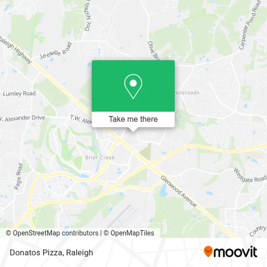 Donatos Pizza map