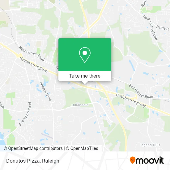 Donatos Pizza map