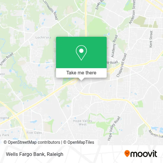 Wells Fargo Bank map
