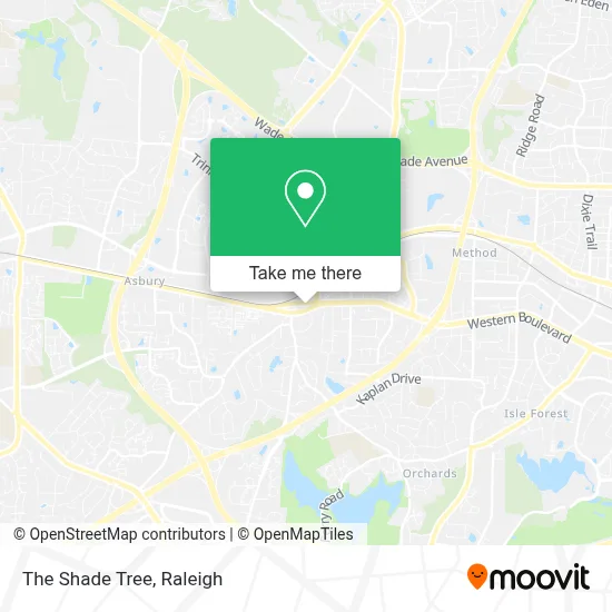 The Shade Tree map
