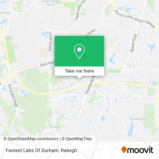 Fastest Labs Of Durham map