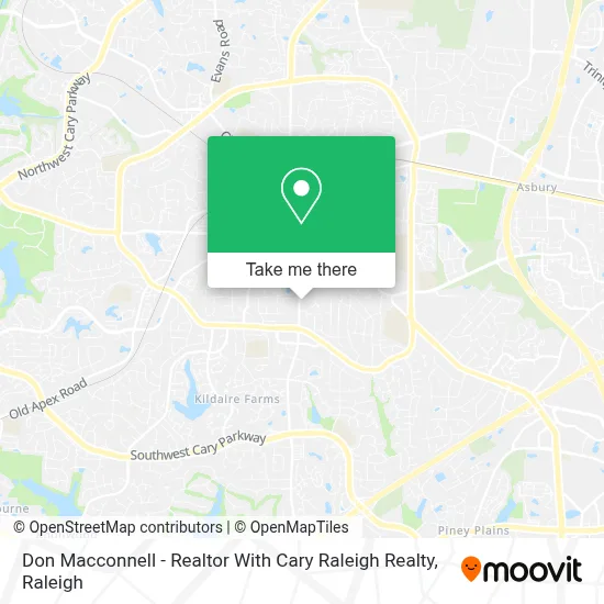 Don Macconnell - Realtor With Cary Raleigh Realty map