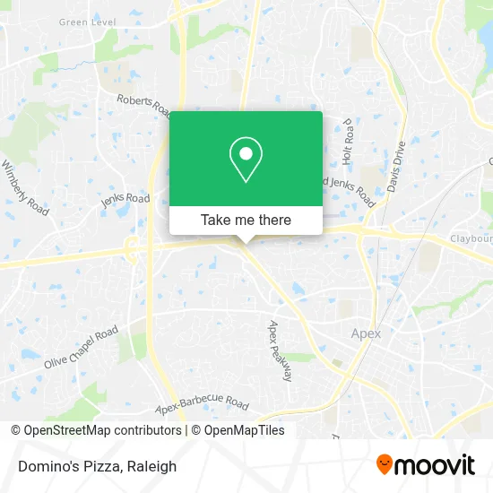 Domino's Pizza map