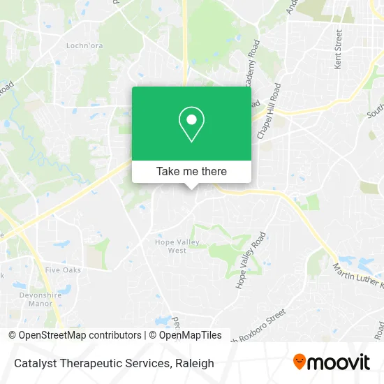 Catalyst Therapeutic Services map