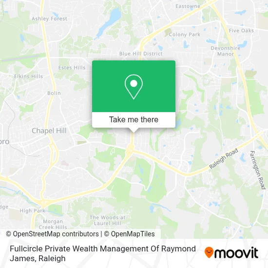 Fullcircle Private Wealth Management Of Raymond James map