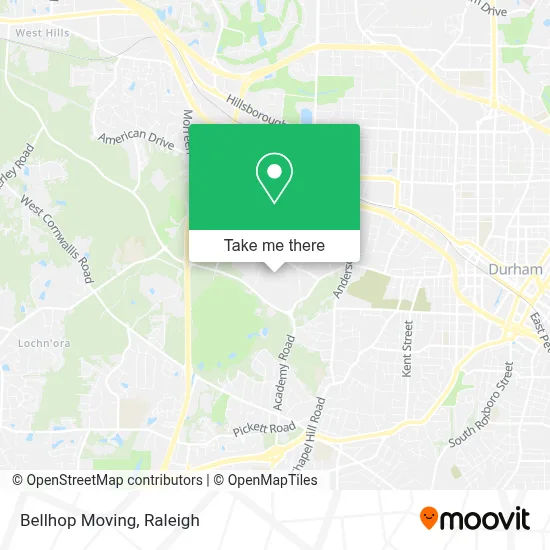 Bellhop Moving map