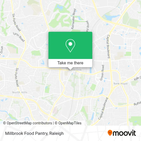 Millbrook Food Pantry map