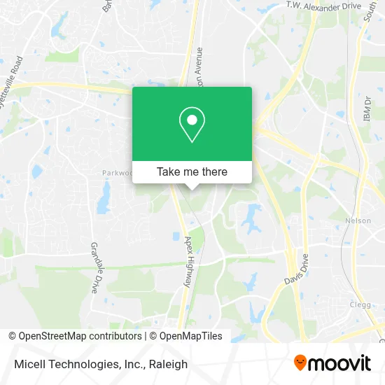 Micell Technologies, Inc. map