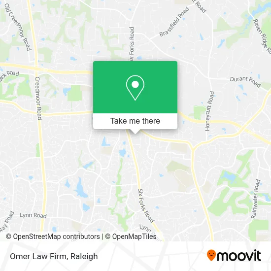 Omer Law Firm map