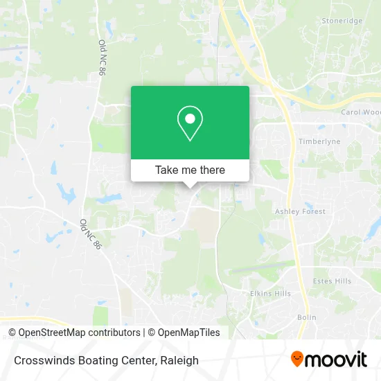 Crosswinds Boating Center map