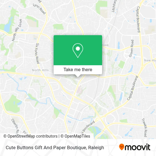 Cute Buttons Gift And Paper Boutique map