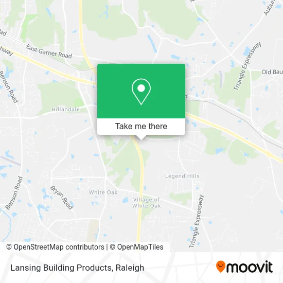 Lansing Building Products map