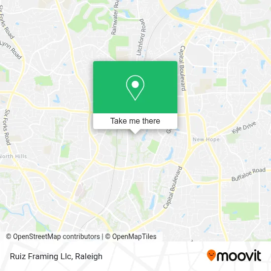 Ruiz Framing Llc map
