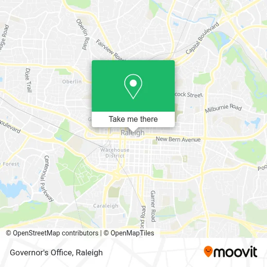 Governor's Office map