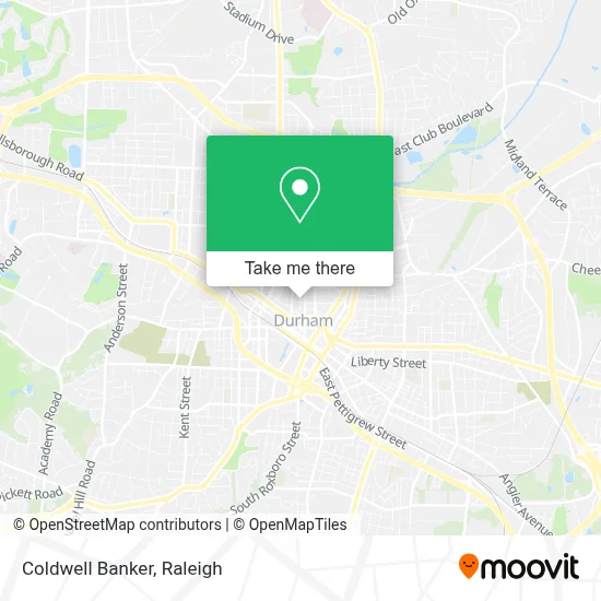 Coldwell Banker map