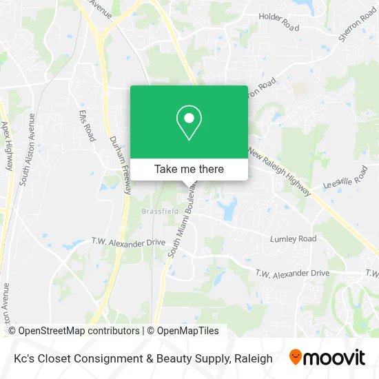 Kc's Closet Consignment & Beauty Supply map