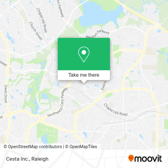 Cesta Inc. map