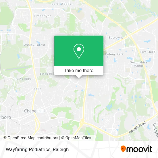 Wayfaring Pediatrics map