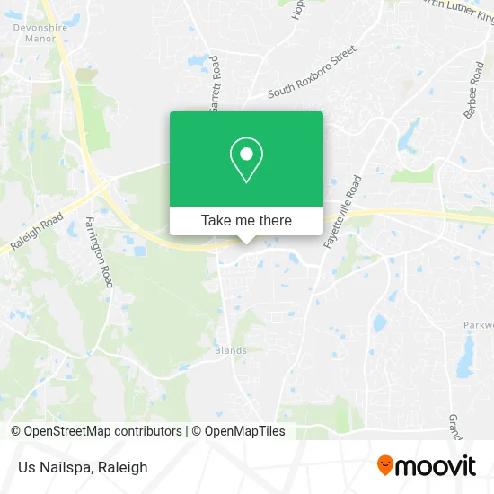 Us Nailspa map