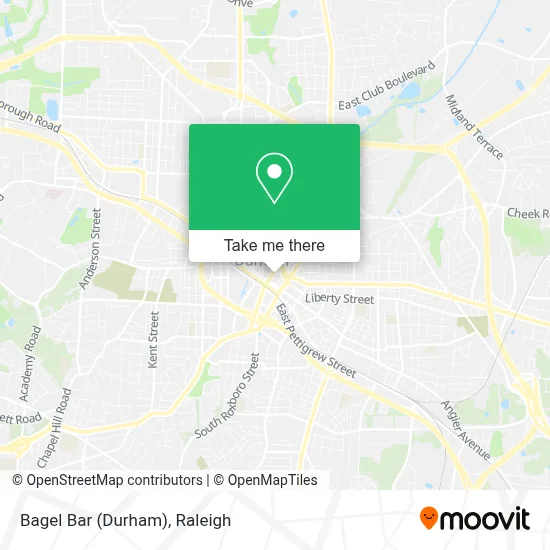 Bagel Bar (Durham) map