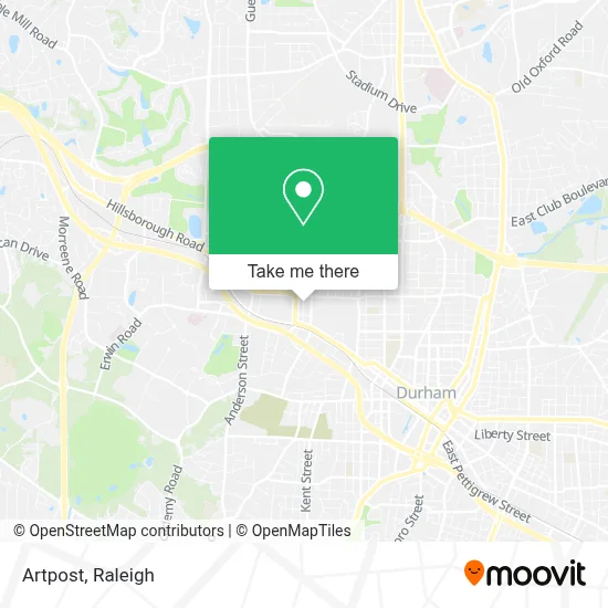 Artpost map