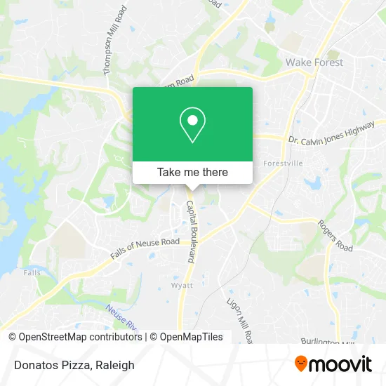Donatos Pizza map