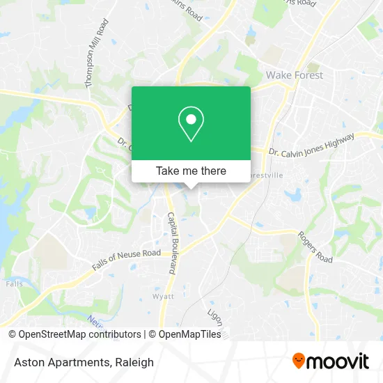 Mapa de Aston Apartments