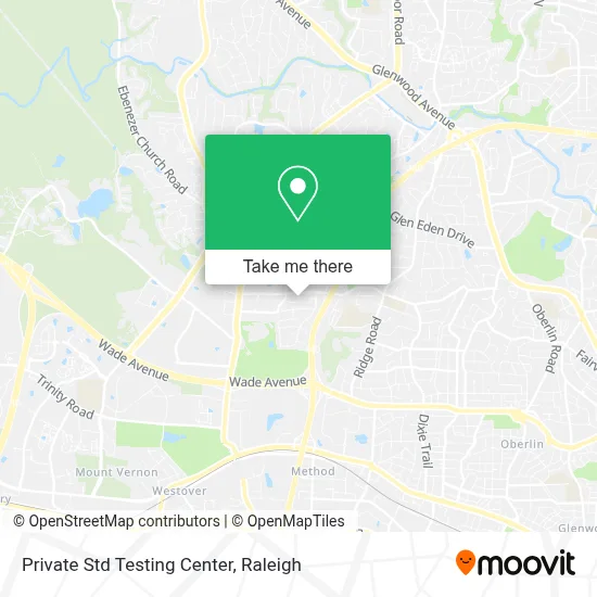 Private Std Testing Center map