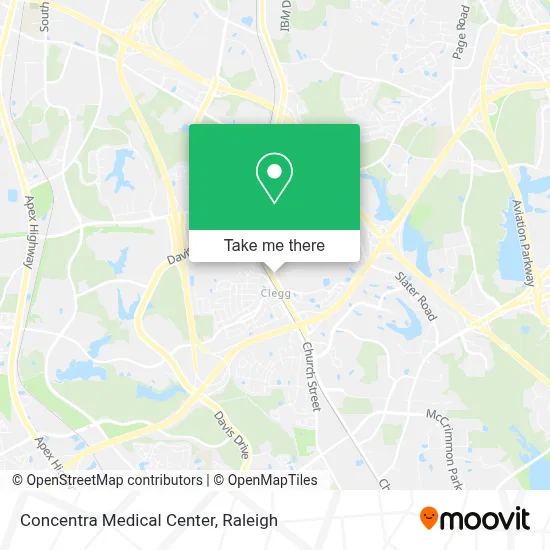 Concentra Medical Center map