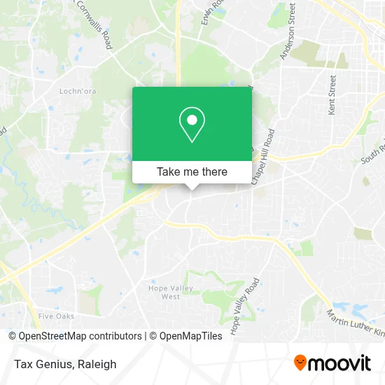 Tax Genius map