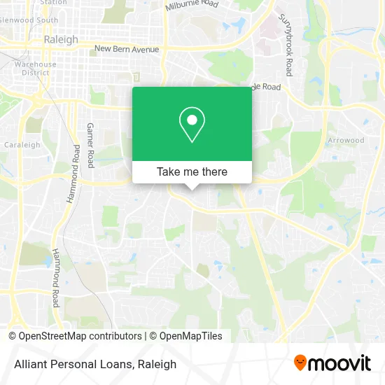 Alliant Personal Loans map