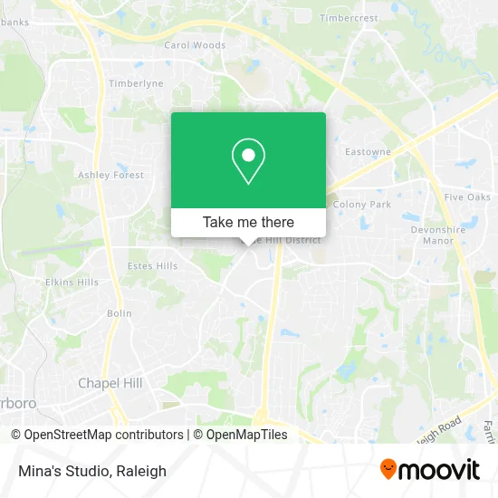 Mina's Studio map